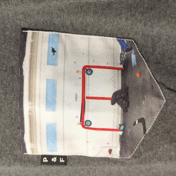 Poches&Fils long sleeve tee shirts mens hockey garage breaking window large - Picture 3 of 4